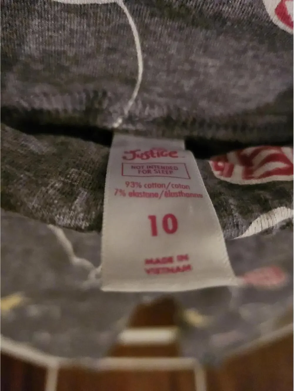 Justice - Girl's Christmas tree and ornaments - leggings - Size 10 - EUC